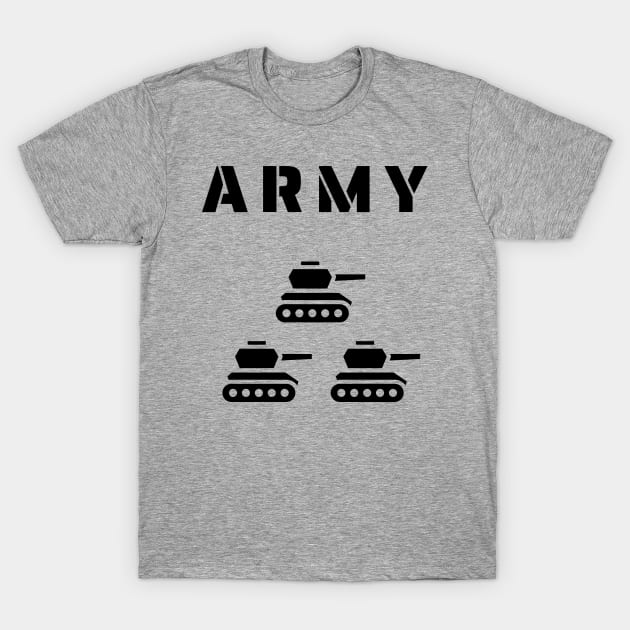 Military Army Tanks T-Shirt by Love Ocean Design